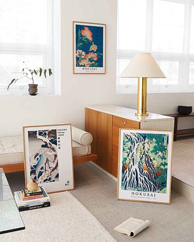 Bekannte Künstler - Hokusai - Poster
