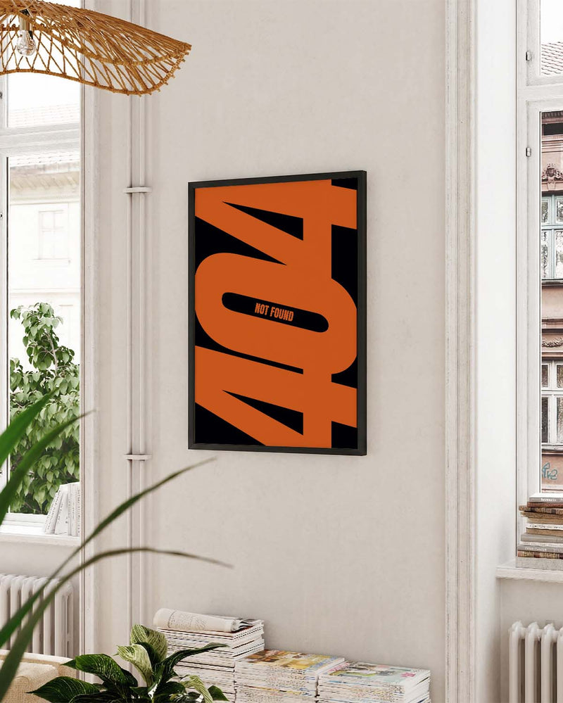 404 Not Found | Typografie Poster