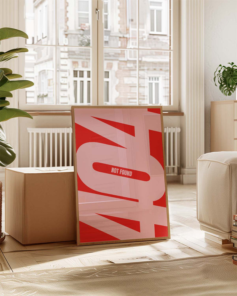 404 Not Found | Typografie Poster