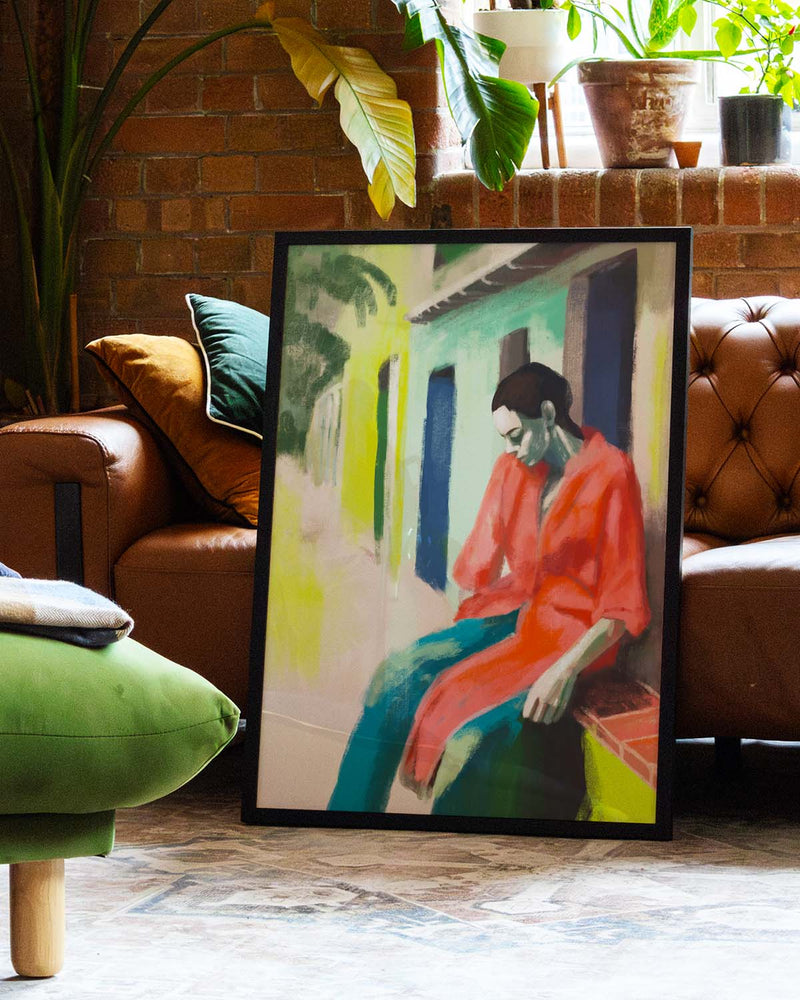 Afternoon without Plans | Modernes Kunstposter