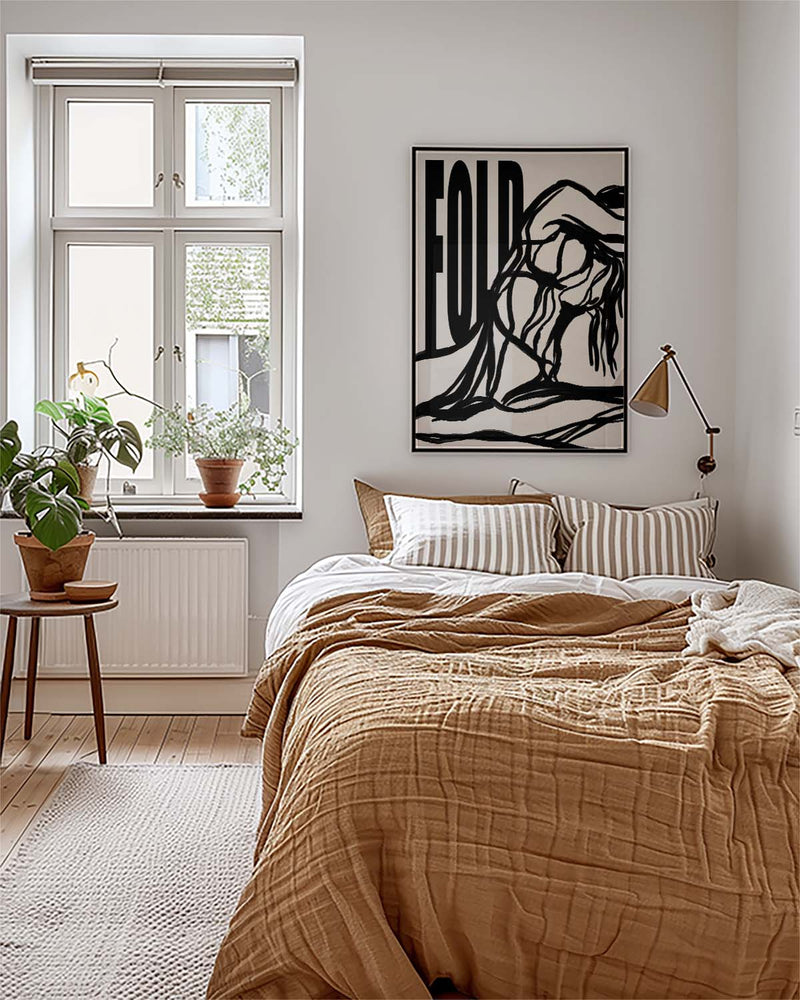 Fold | Modernes Figuren-Poster
