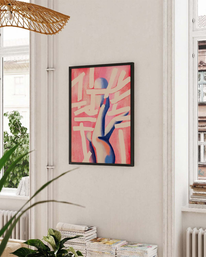 I don’t know | Abstraktes Figuren-Poster