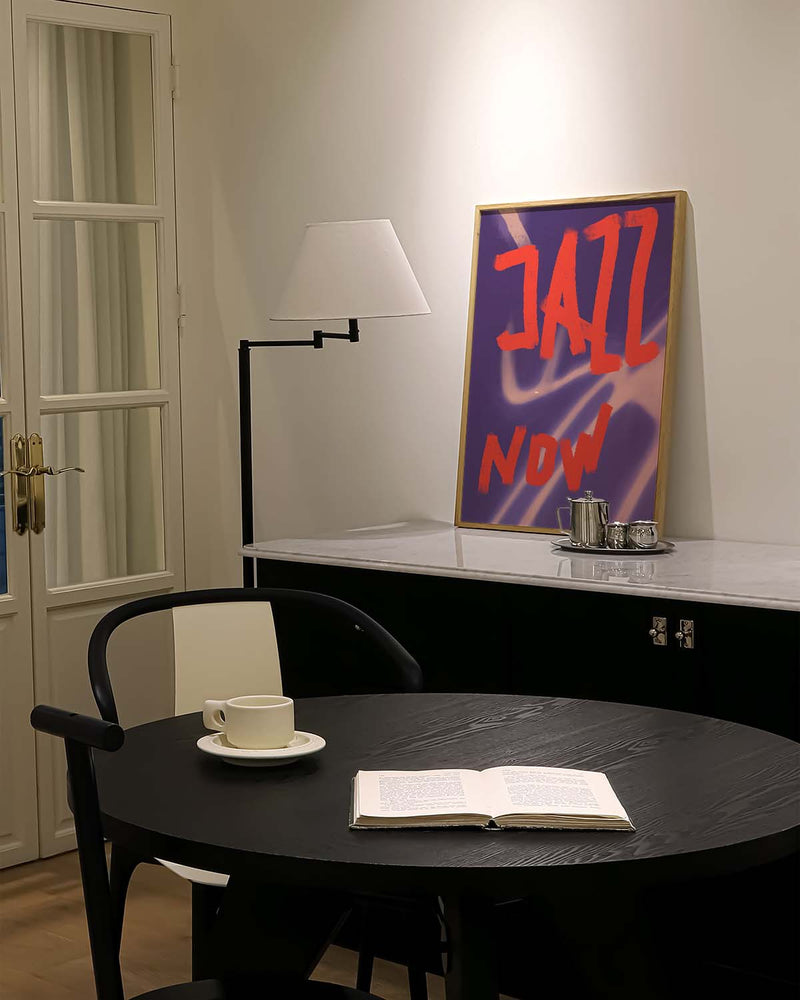 Jazz Now | Modernes Typografie-Poster