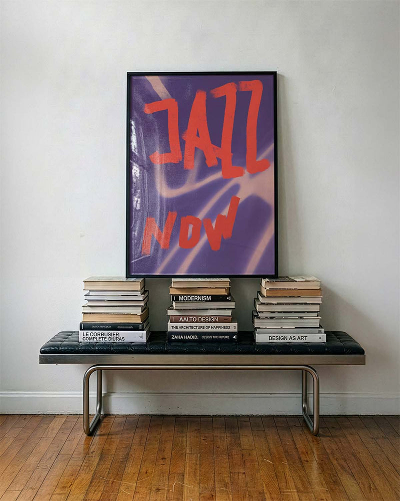 Jazz Now | Modernes Typografie-Poster