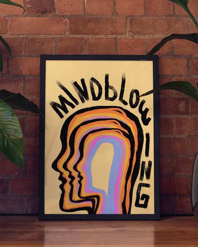 Mindblowing | Abstraktes Kunstposter