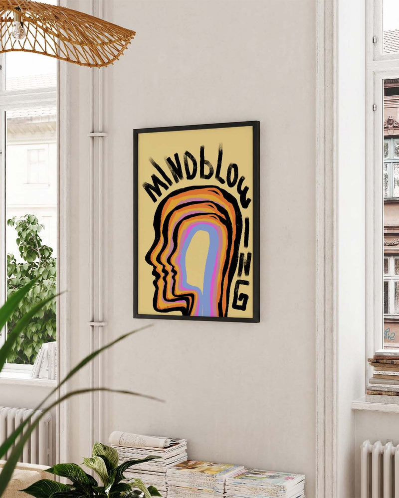 Mindblowing | Abstraktes Kunstposter