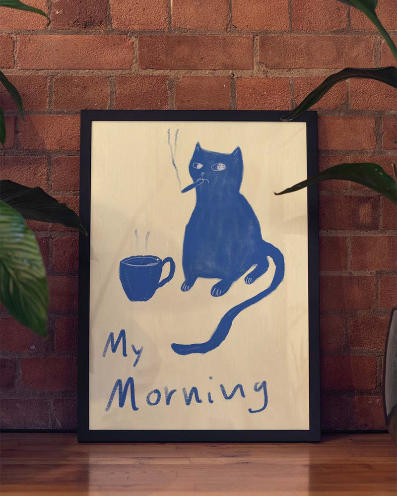 My Morning | Illustration Poster