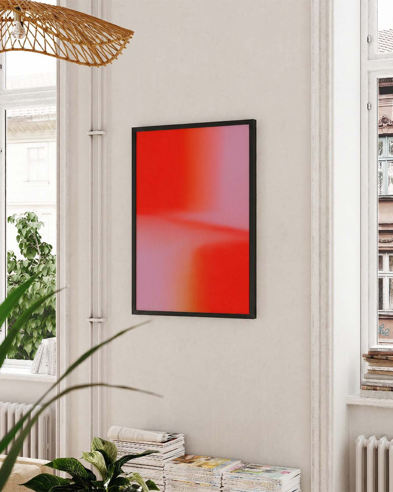 Strange | Abstraktes Farbspiel-Poster