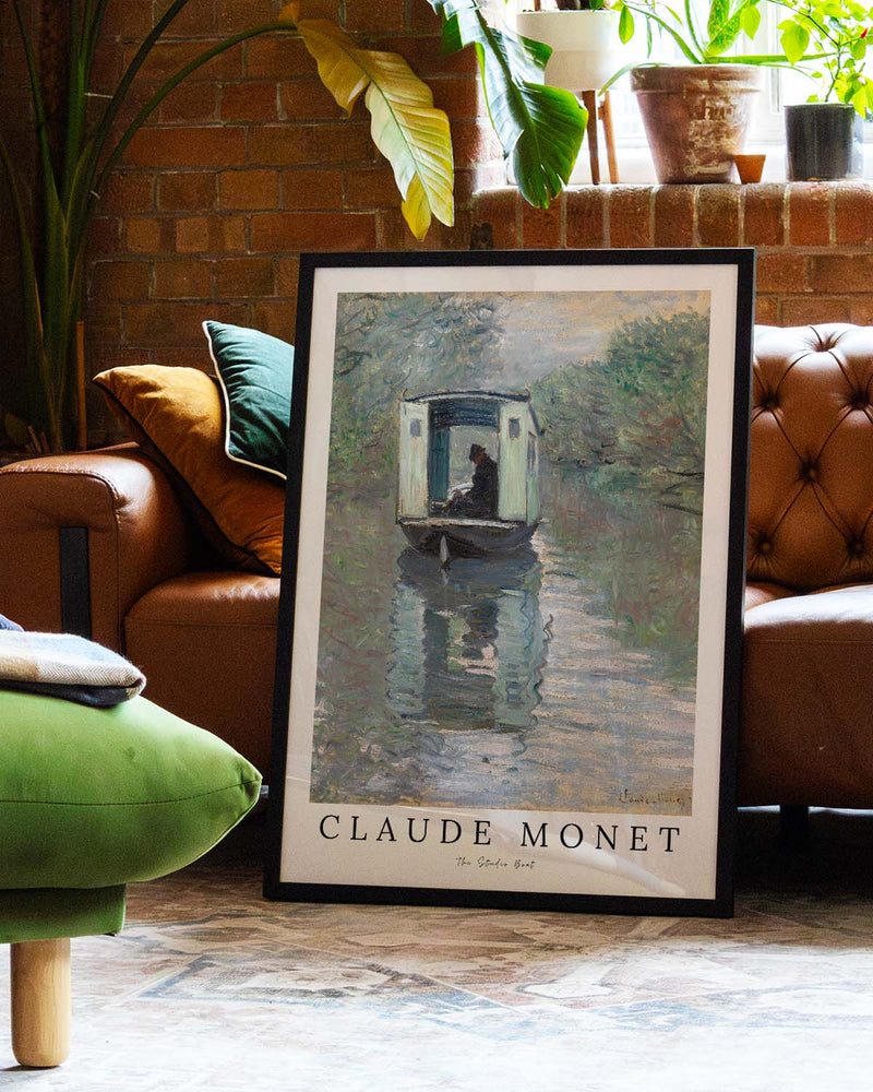 The Studio Boat | Claude Monet Poster