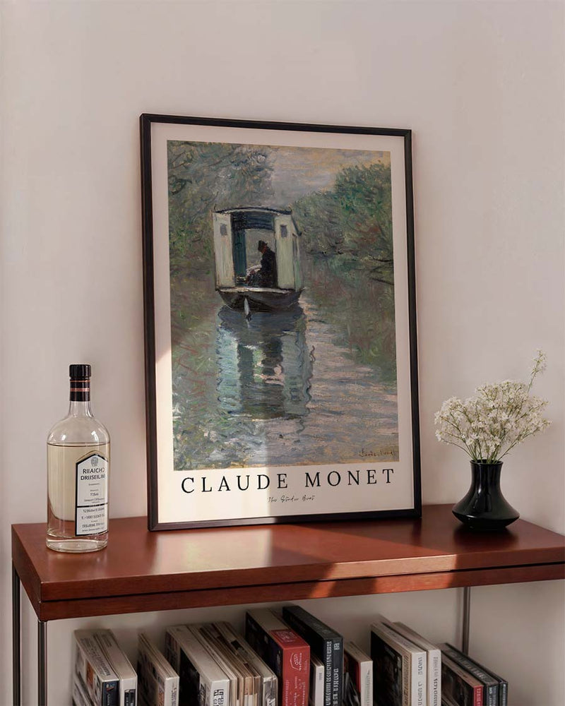 The Studio Boat | Claude Monet Poster