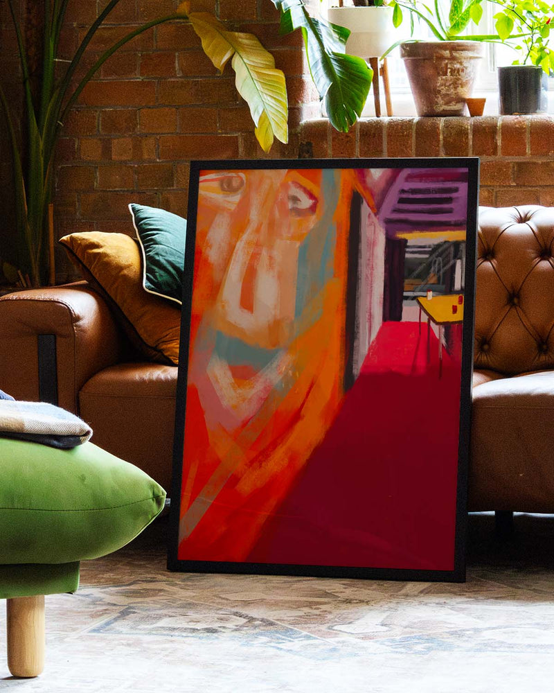 The Bar | Expressionistisches Kunstposter