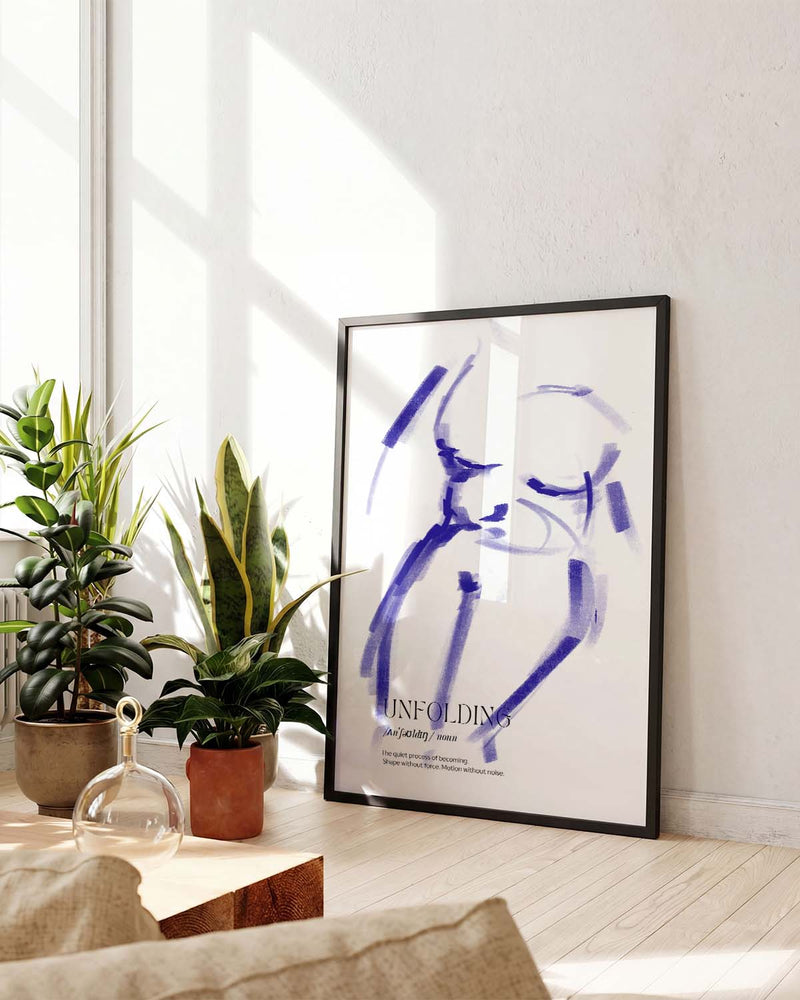 Unfolding | Abstraktes Figuren-Poster