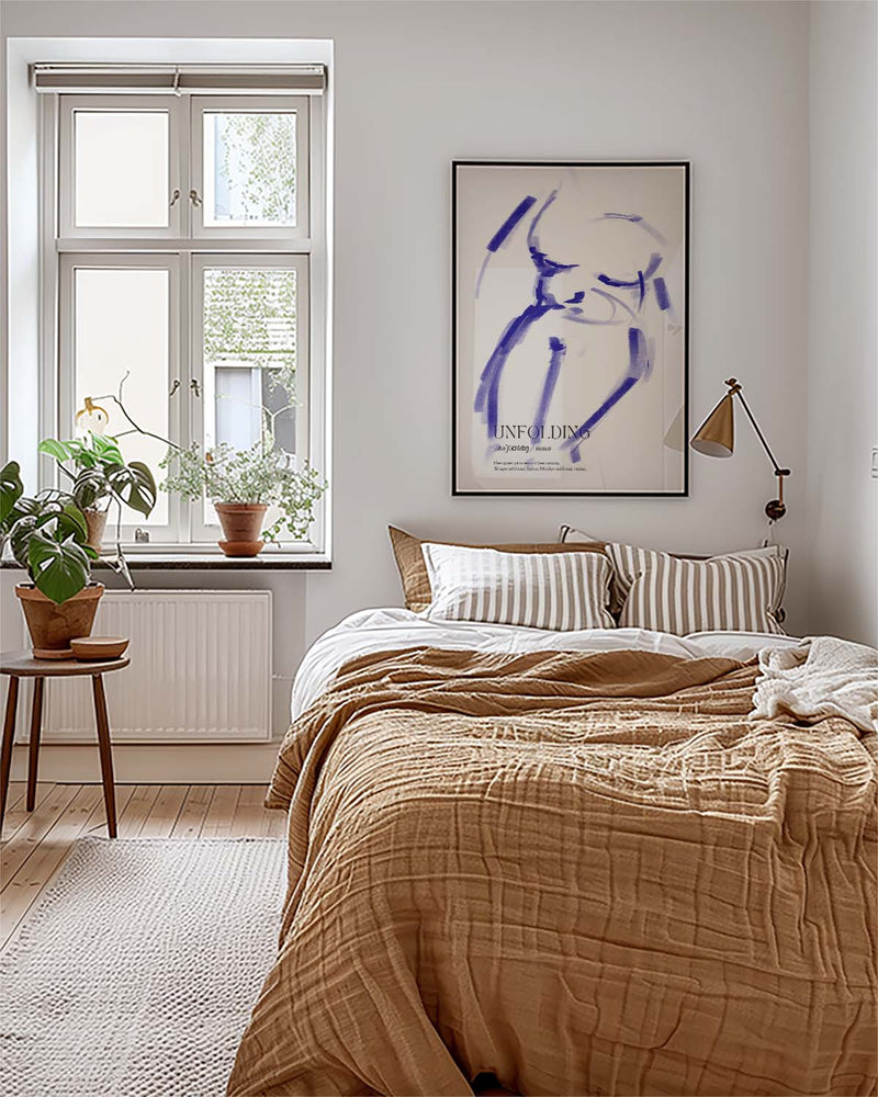 Unfolding | Abstraktes Figuren-Poster