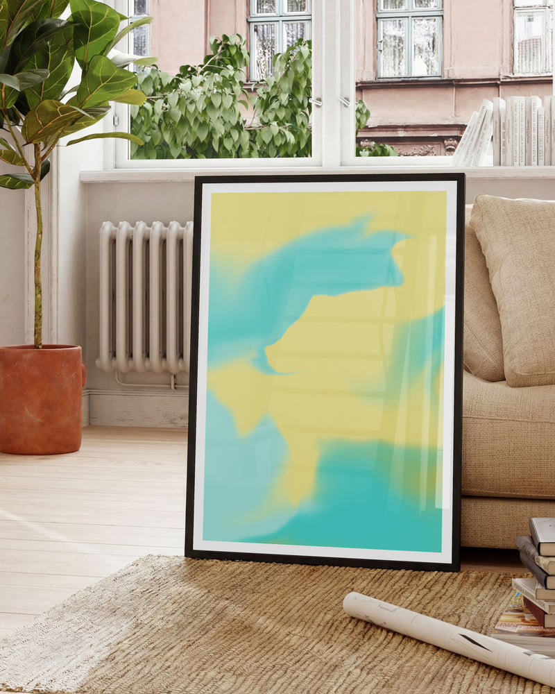 Above the Clouds | Abstraktes Poster