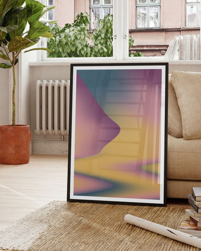 Beyond and within | Abstraktes Poster