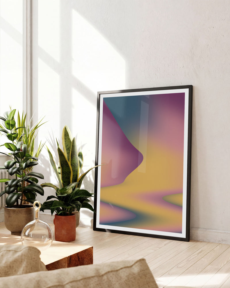 Beyond and within | Abstraktes Poster