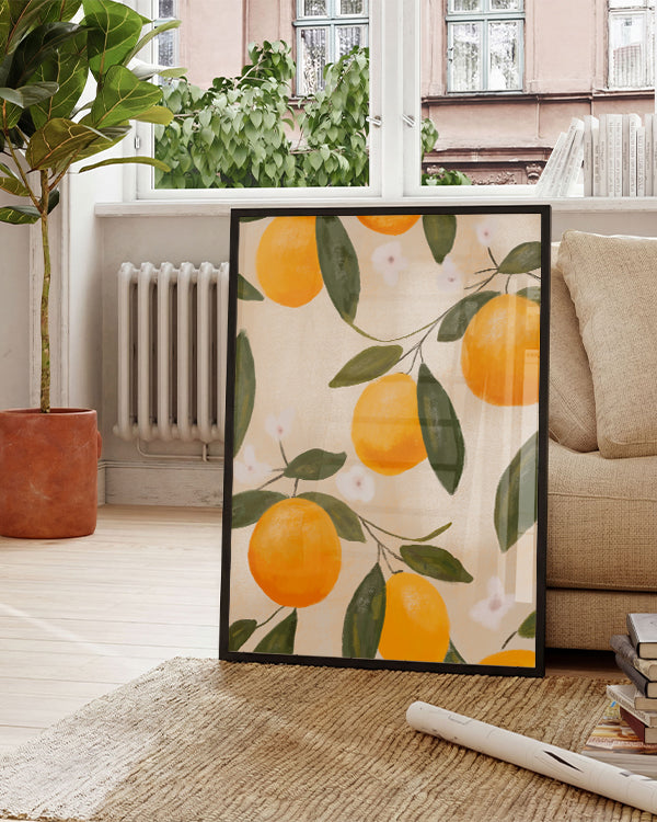 Fleur d’oranger | Florale Illustration Poster