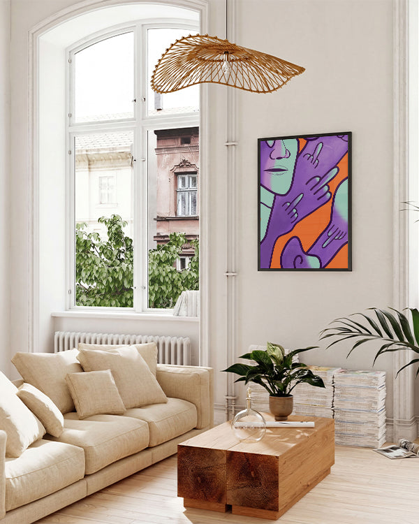 Humble | Expressionistische Illustration Poster