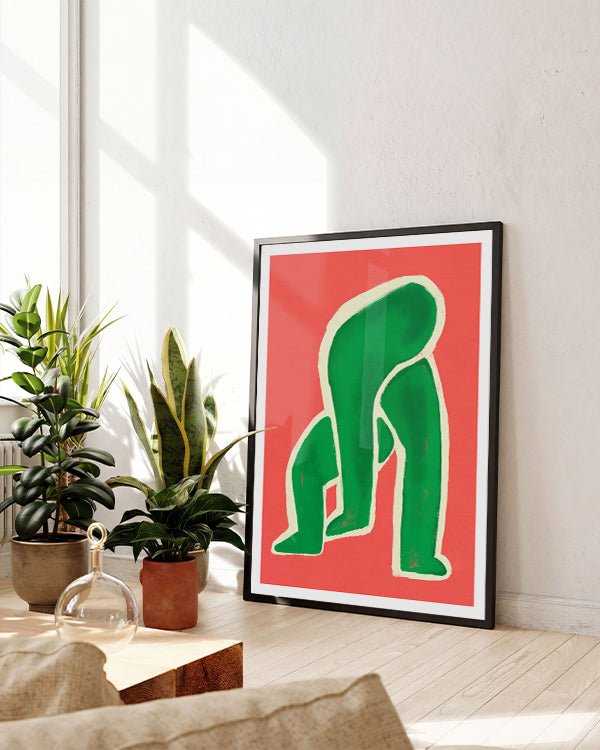 Limber Logic | Moderne Abstraktfigur Poster