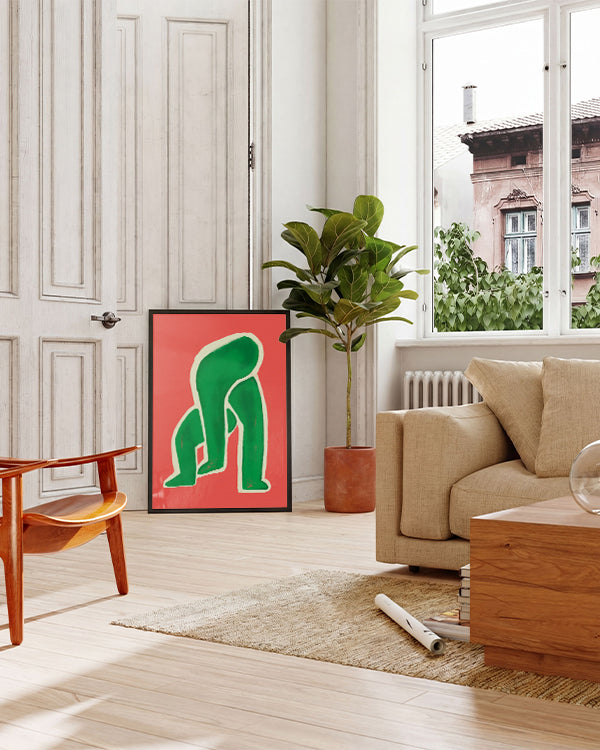 Limber Logic | Moderne Abstraktfigur Poster