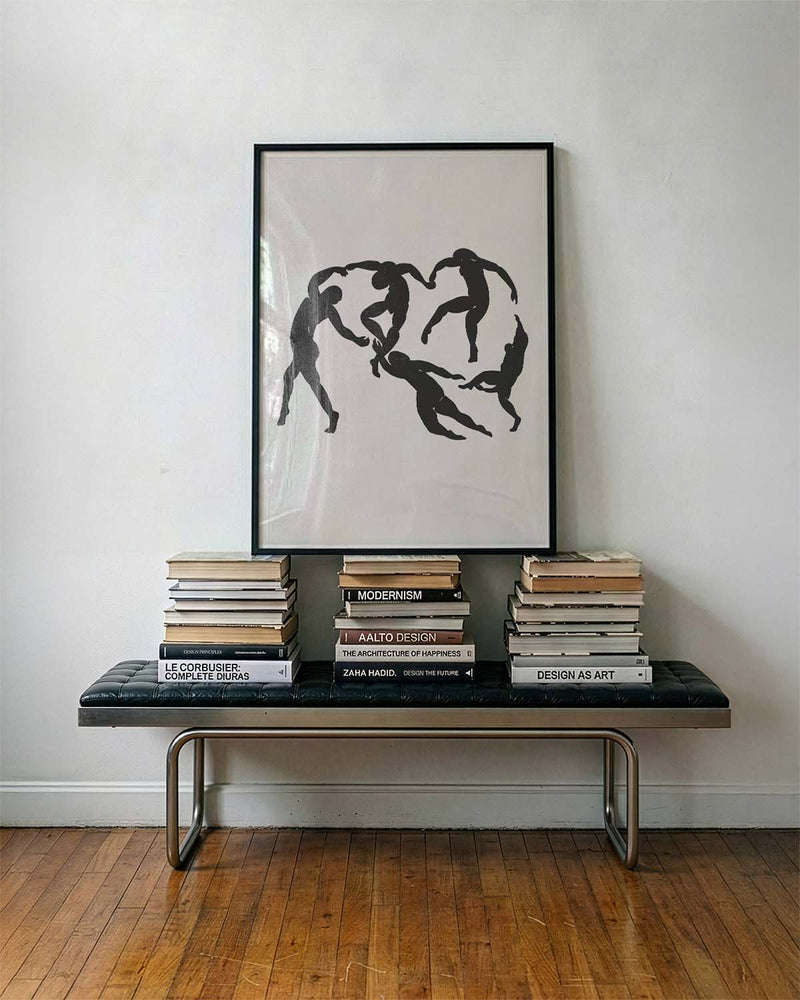 Abstraktes Figuren Poster modern – Abstract Figure Dynamics