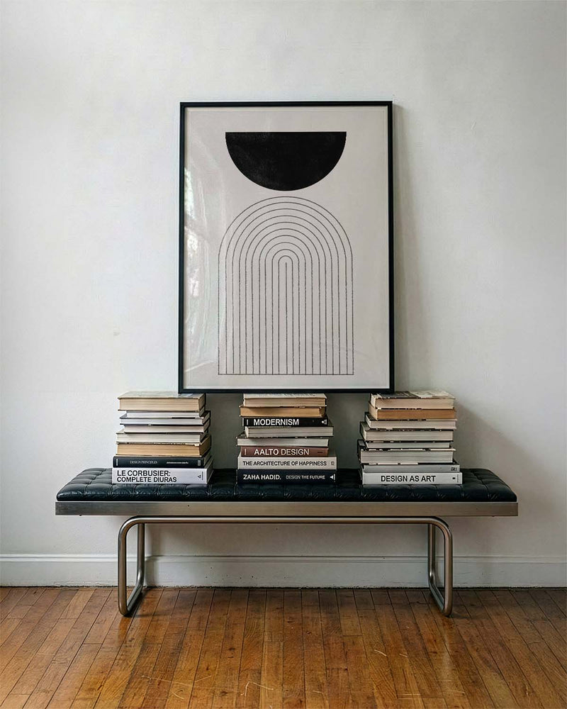 Minimalistisches Architektur Poster – Arch Shadow Minimal