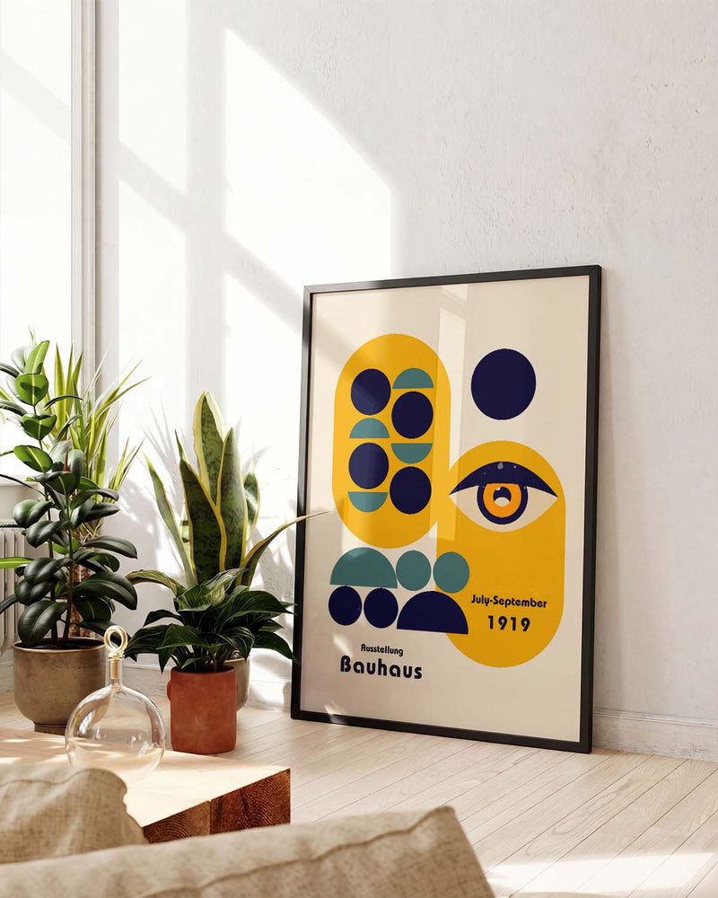 Bauhaus Poster Auge – Bauhaus Abstract Eye Modern