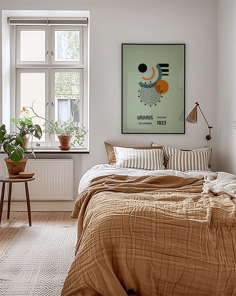 Bauhaus Poster Spirale – Bauhaus Abstract Spiral Composition