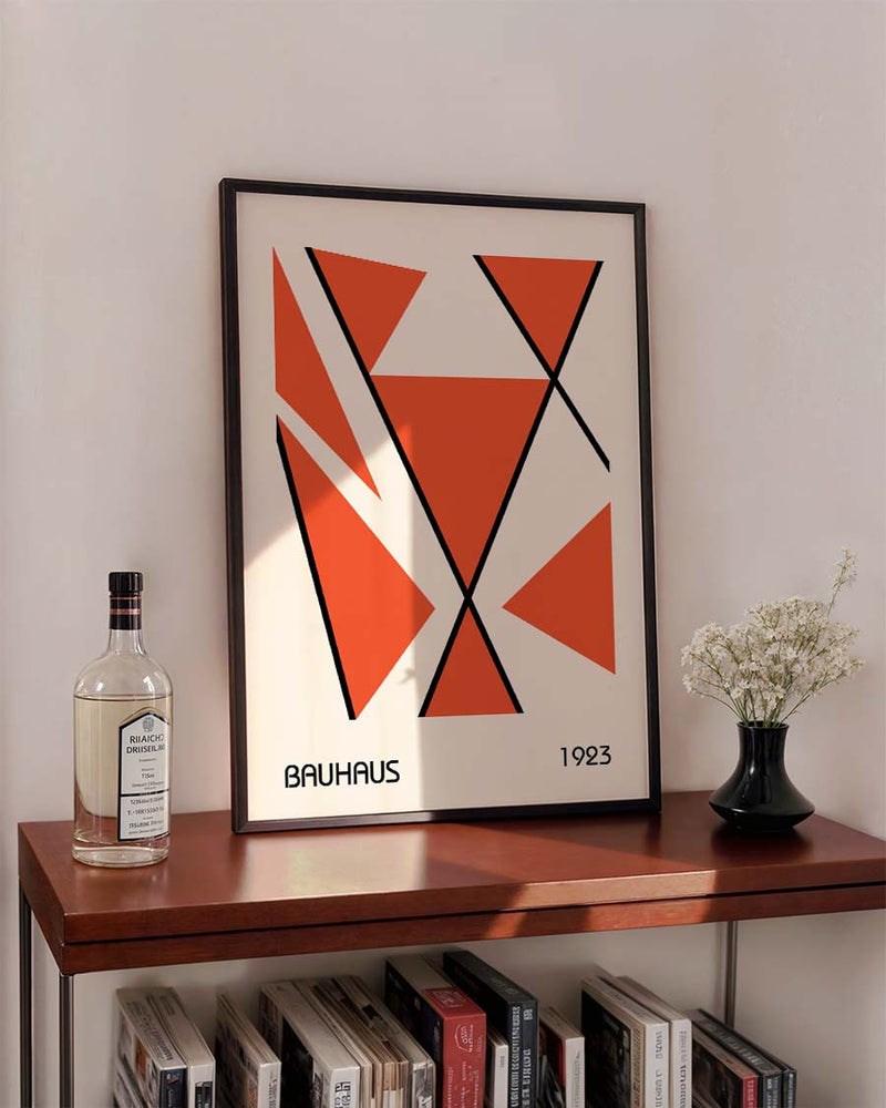 Bauhaus Poster geometrisch – Bauhaus Angular Composition