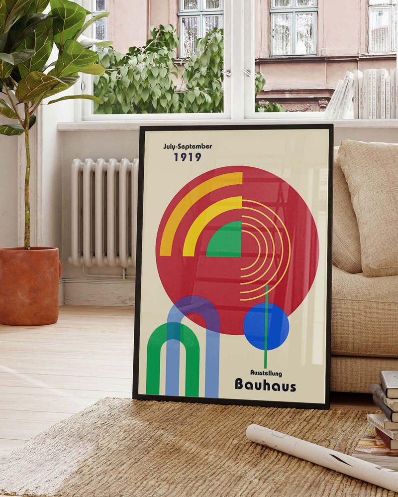Bauhaus Poster Regenbogen – Bauhaus Arc Rainbow Modern