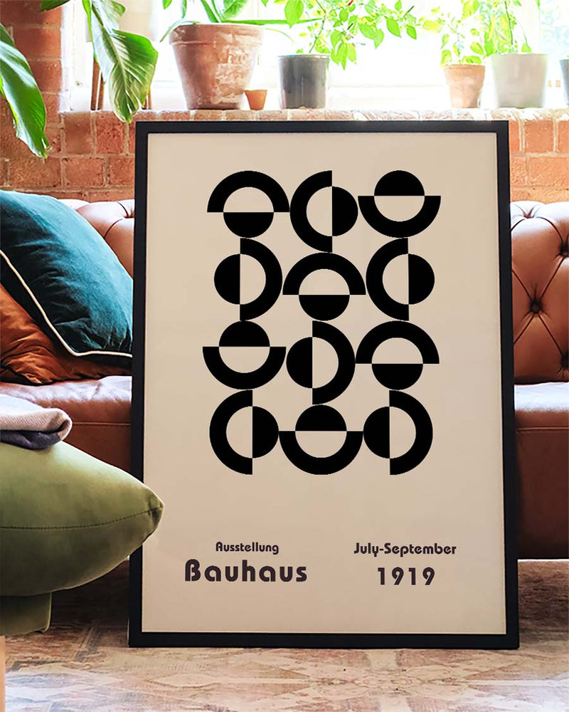 Bauhaus Poster Raster – Bauhaus Circle Grid Modern
