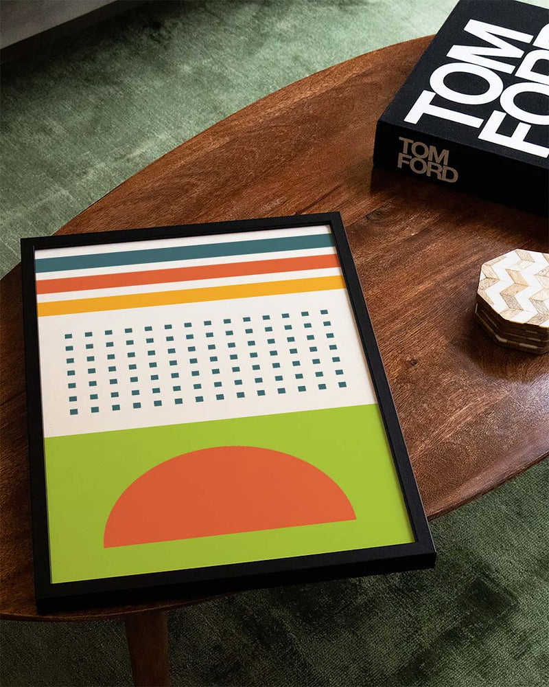 Bauhaus Color Balance Poster