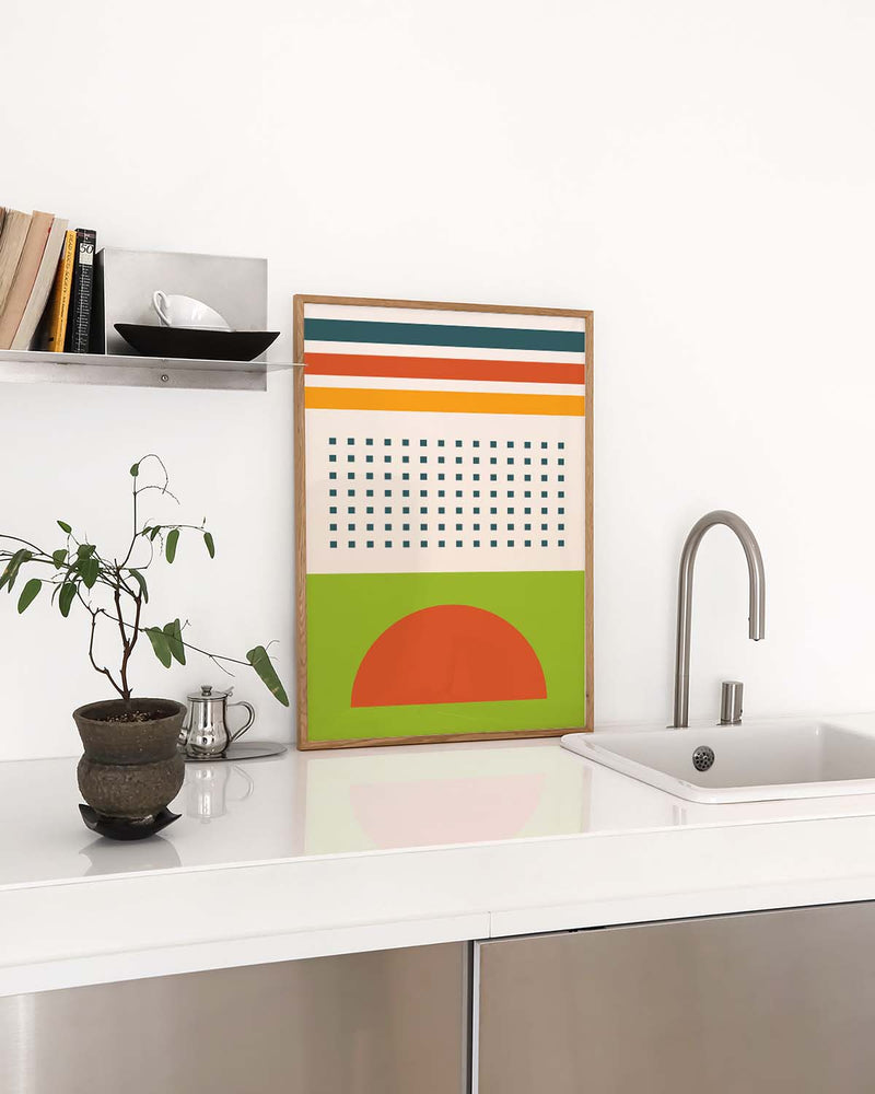 Bauhaus Color Balance Poster