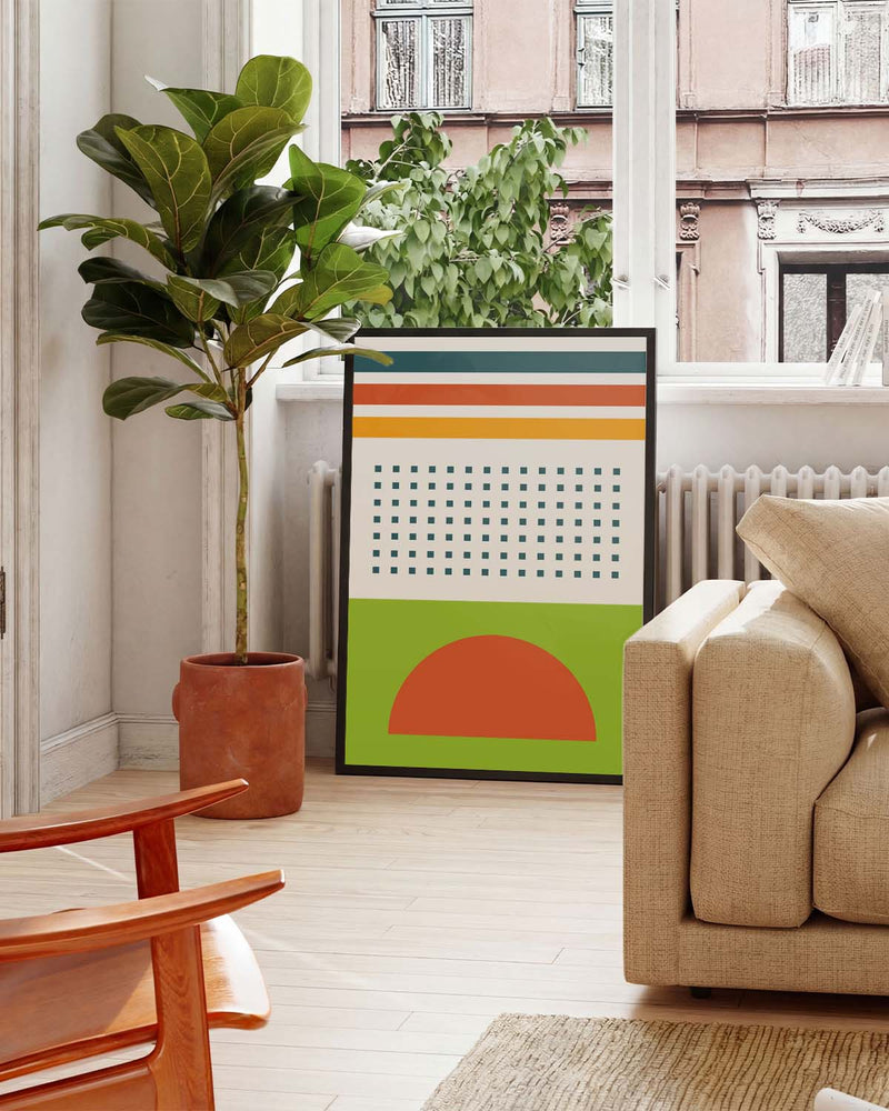 Bauhaus Color Balance Poster