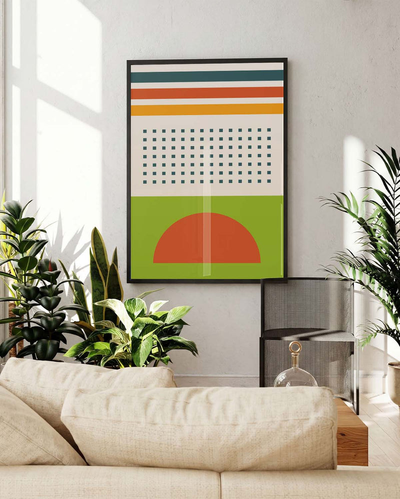 Bauhaus Color Balance Poster