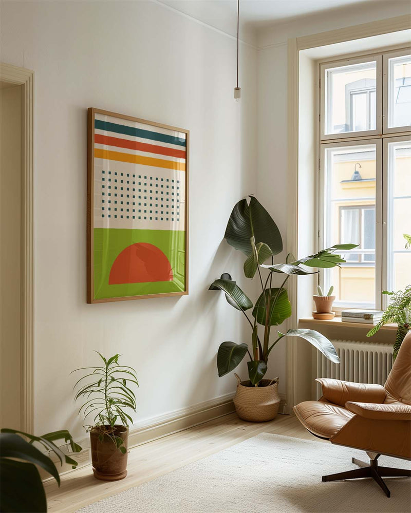 Bauhaus Color Balance Poster
