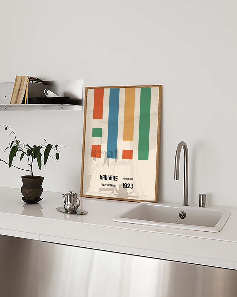 Bauhaus Poster Linien – Bauhaus Color Bars