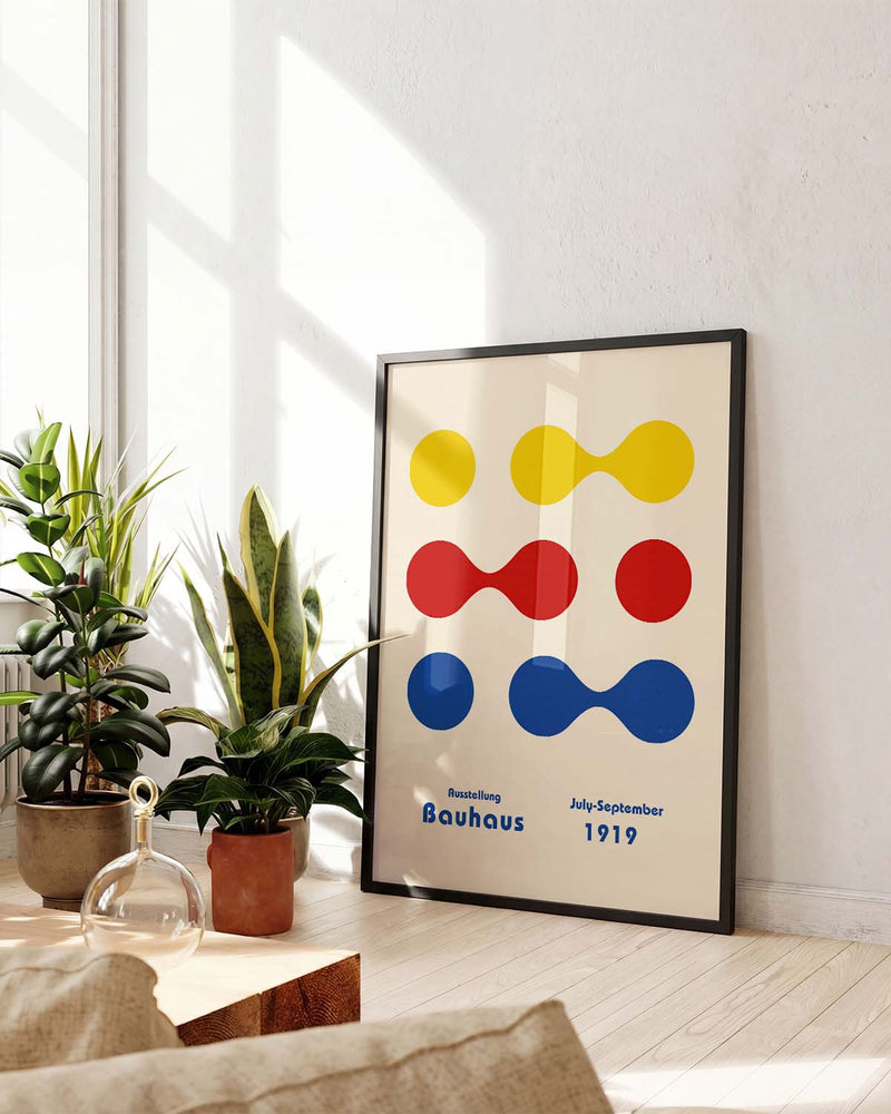 Bauhaus Poster Punkte – Bauhaus Color Dot Pattern