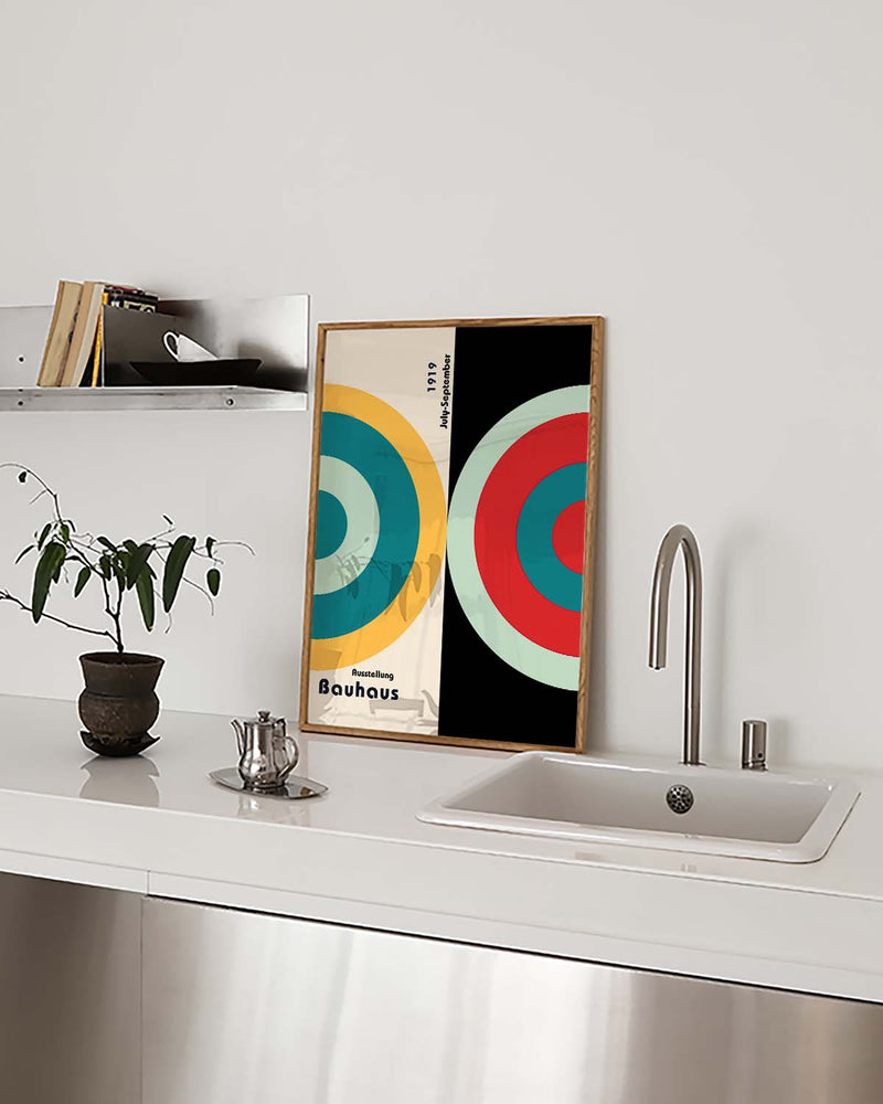 Bauhaus Poster Kreise – Bauhaus Double Circle Modern