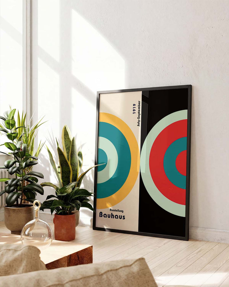 Bauhaus Poster Kreise – Bauhaus Double Circle Modern