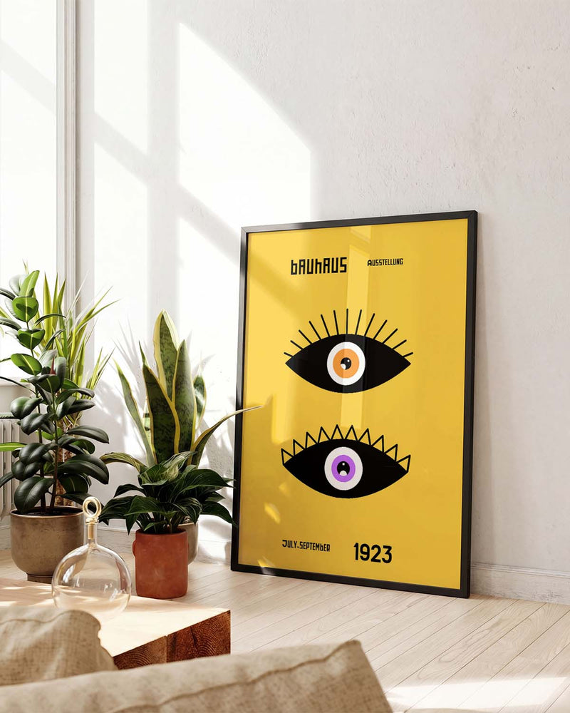 Bauhaus Poster Augen – Bauhaus Double Eye Modern
