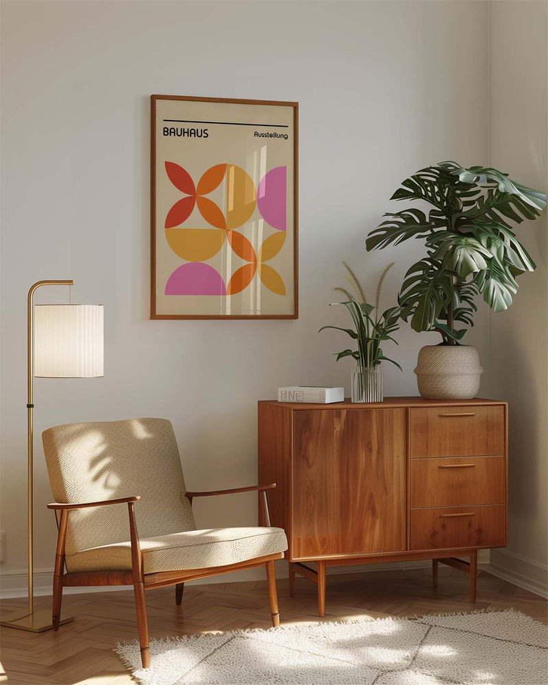 Bauhaus Poster Blume – Bauhaus Flower Geometry