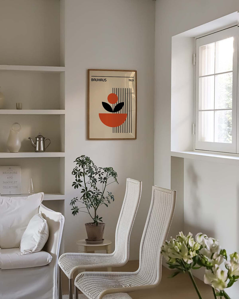 Bauhaus Poster Pflanze – Bauhaus Flower Pot