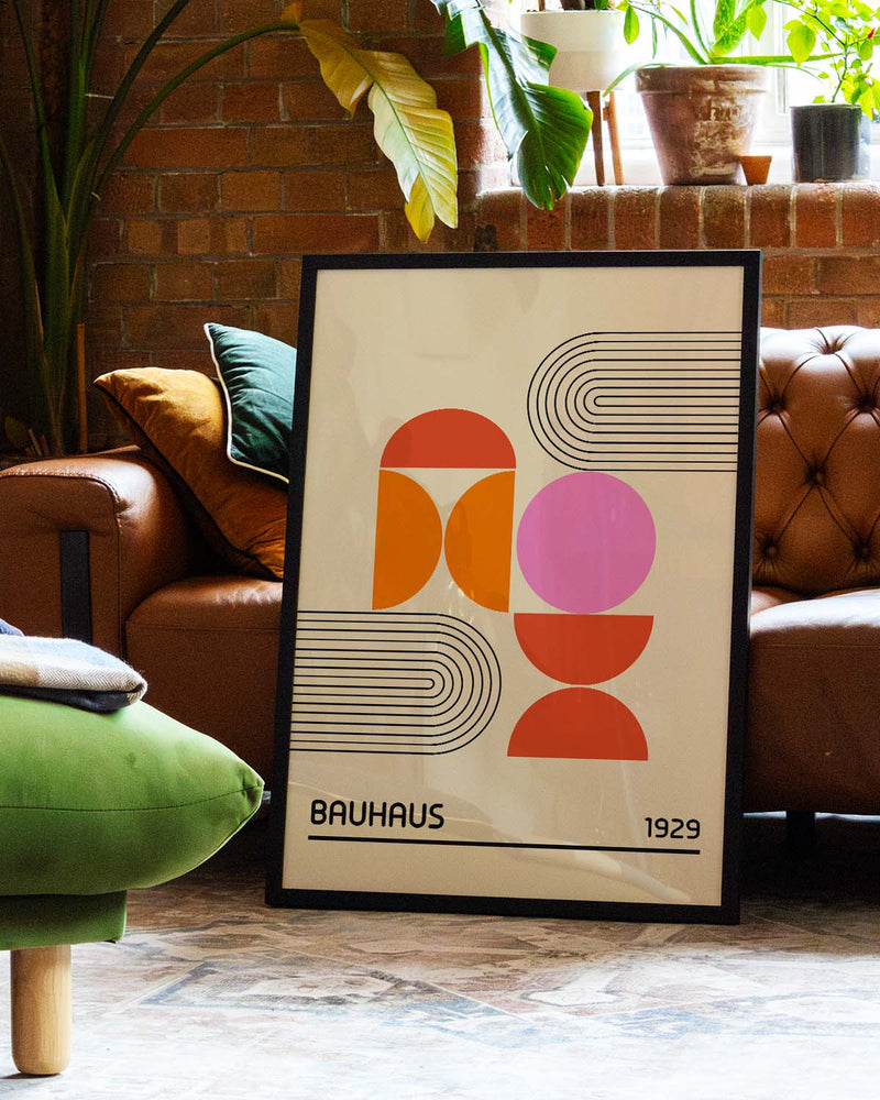 Bauhaus Poster Portrait – Bauhaus Geometric Portrait