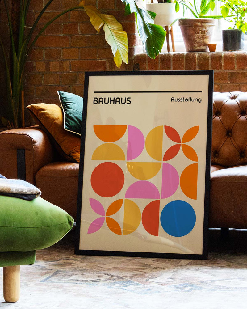 Bauhaus Poster Formen – Bauhaus Geometric Shapes Color