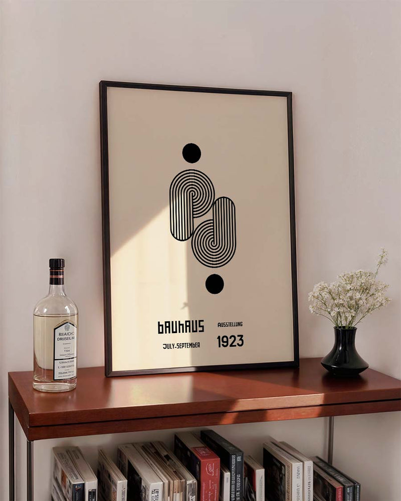 Bauhaus Poster Symbol – Bauhaus Line Form Symbol