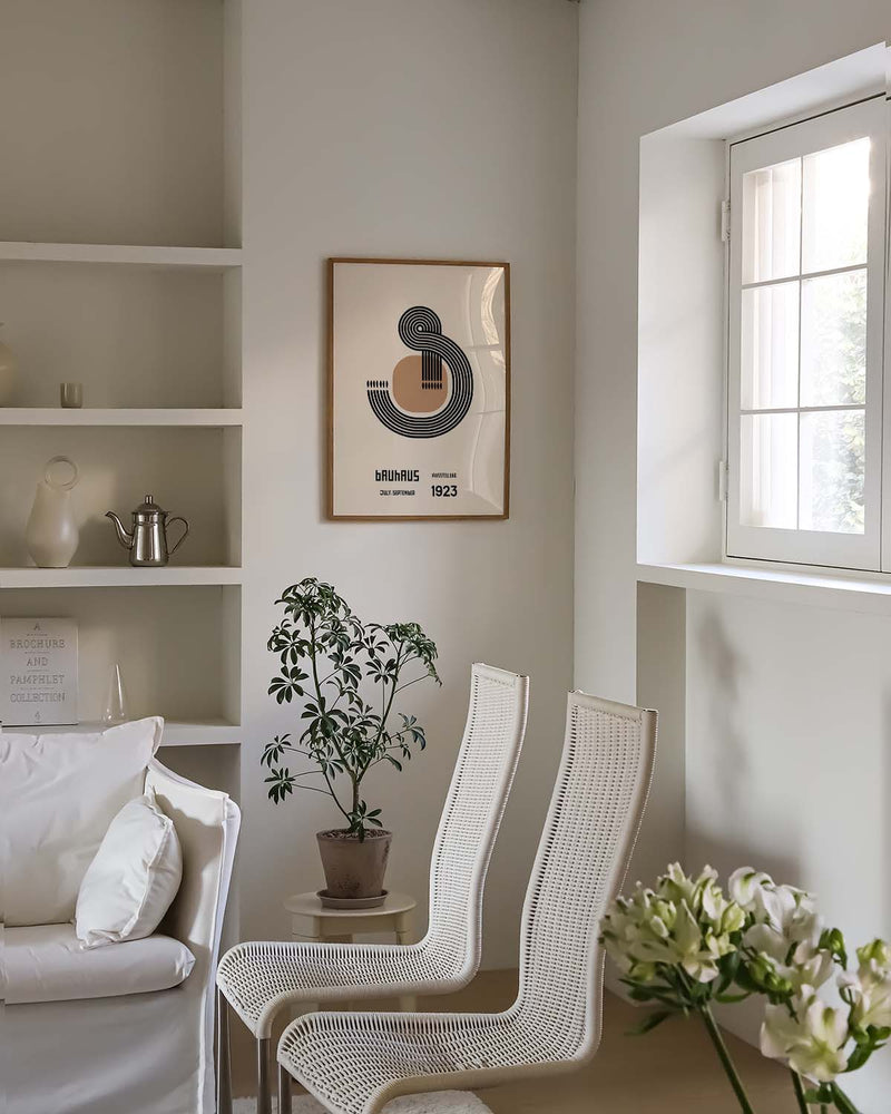 Bauhaus Poster Spirale – Bauhaus Line Spiral Composition