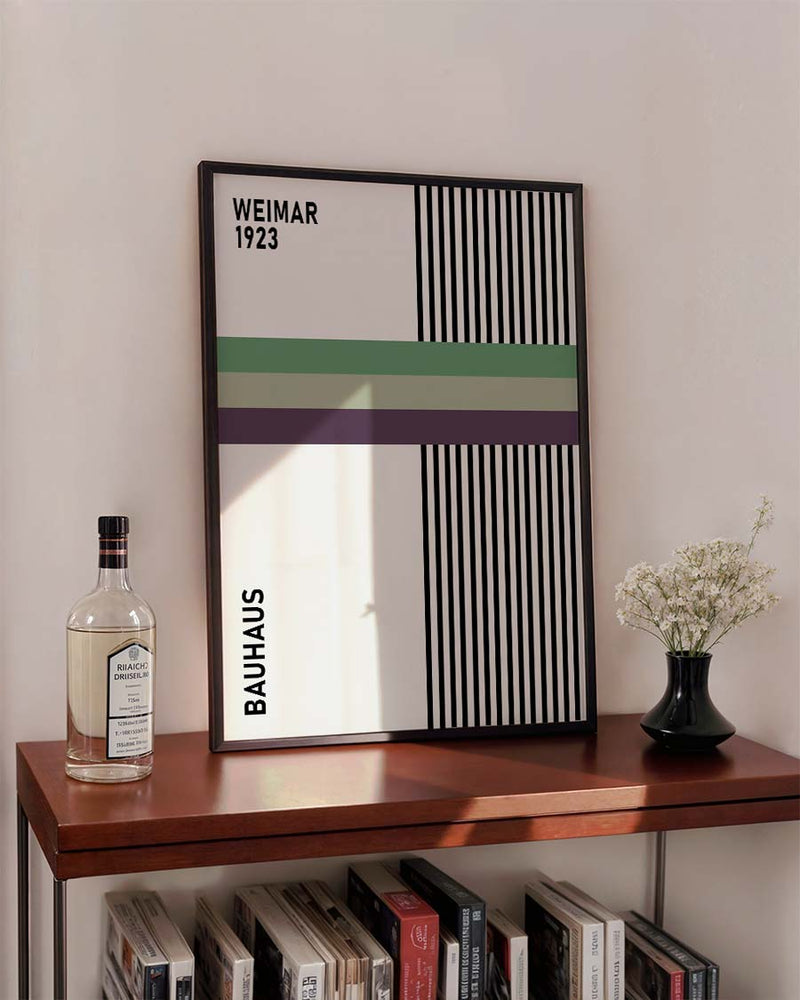 Bauhaus Poster Linien – Bauhaus Modern Lines Composition