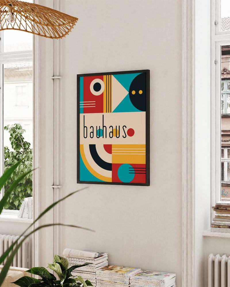 Bauhaus Modern Shapes Poster