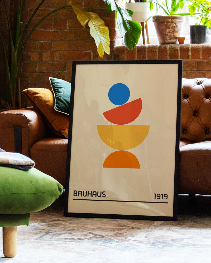 Bauhaus Poster Formen – Bauhaus Stacked Shapes